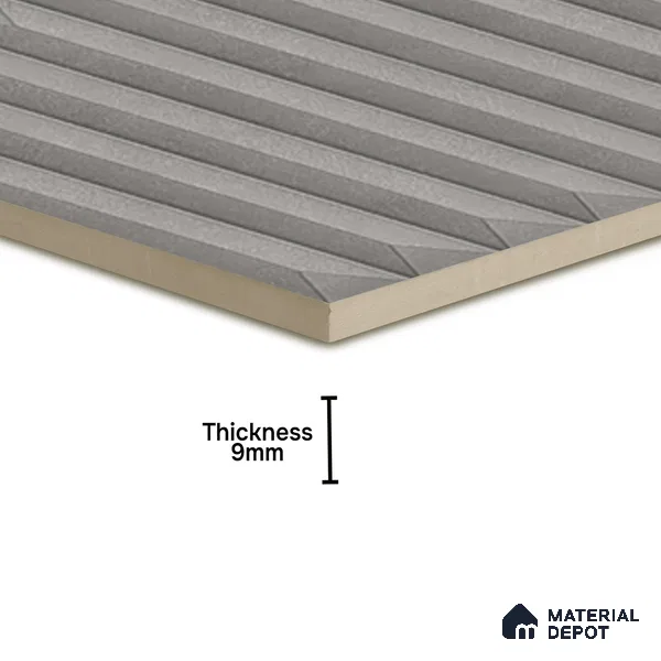 Faux Subway  Tile TL 07241 C Crayon 1006 1 ft x 1 ft Ceramic Glossy Finish - 9 mm  | 2 mm Spacer is Mandatory | Please Expect a Slight Variation of Pattern (Sample)